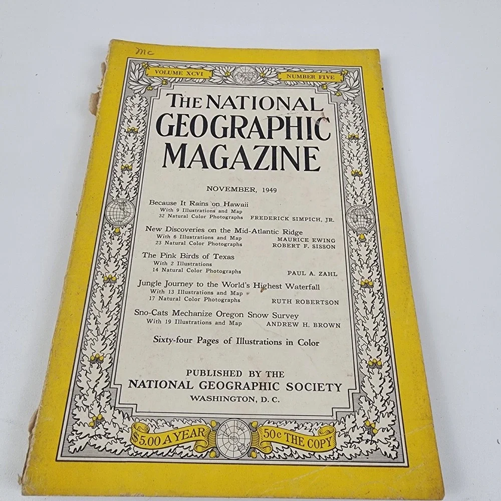 National Geographic Magazine November 1941 No‎  Insert